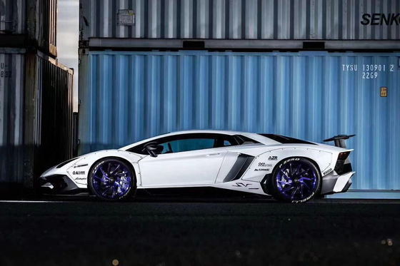Untuk Lamborghini Aventador LP700 Carbon Fiber Body Kit LP700 Upgraded LB-style Side Skirt Spoiler Wheel Arch