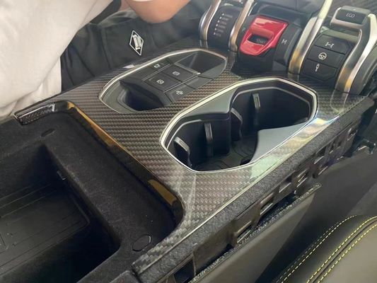 Bagian Otomotif Interior Serat Karbon untuk Lamborghini Urus Urus Serat Karbon Permukaan Kontrol AC Pusat