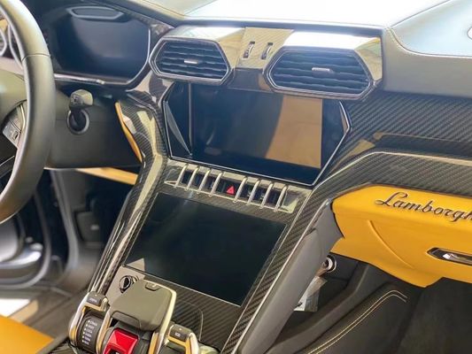 Bagian Otomotif Interior Serat Karbon untuk Lamborghini Urus Urus Serat Karbon Permukaan Kontrol AC Pusat