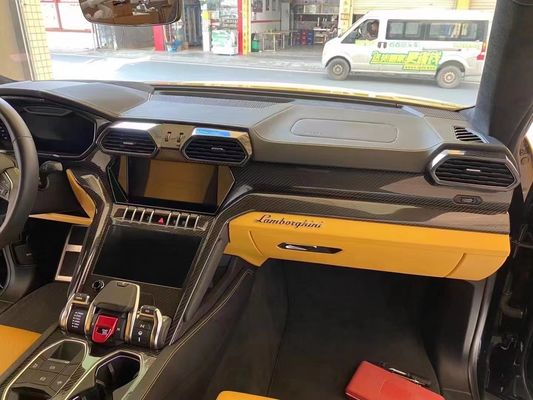 Bagian Otomotif Interior Serat Karbon untuk Lamborghini Urus Urus Serat Karbon Permukaan Kontrol AC Pusat