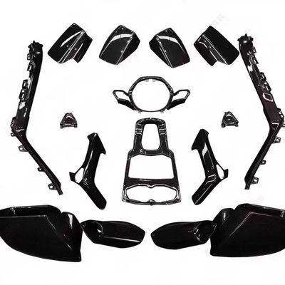 Untuk Lamborghini LP580 LP610 Interior Serat Karbon LP580 LP610 Panel Pusat Serat Karbon Gaya OEM