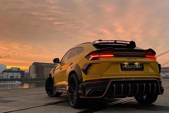 Bagian Otomotif untuk Lamborghini Urus Body Kit URUS Upgrade Keyvany-gaya Bagian Depan dan Belakang Bumper Widebody Kit