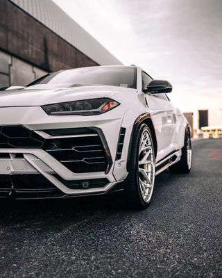 Bagian Otomotif untuk Lamborghini Urus Body Kit Urus Upgrades 1016-gaya Front Scoop Diffuser Spoiler Widebody Kit