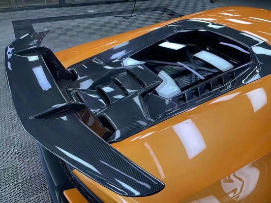 Auto Parts Carbon Fiber Spoiler untuk Lamborghini HURACAN LP610 580 EVO Upgrade Performante Style Carbon Fiber Tail Spoiler