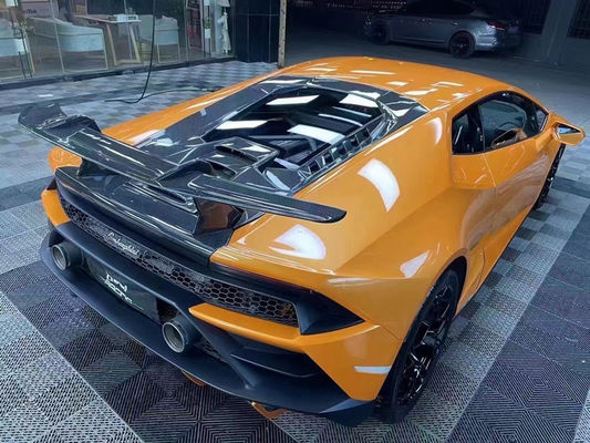 Auto Parts Carbon Fiber Spoiler untuk Lamborghini HURACAN LP610 580 EVO Upgrade Performante Style Carbon Fiber Tail Spoiler