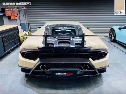 Auto Parts Carbon Fiber Spoiler untuk Lamborghini HURACAN LP610 580 EVO Upgrade Performante Style Carbon Fiber Tail Spoiler