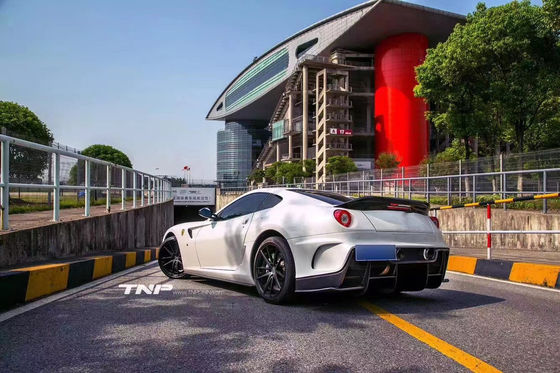 Untuk Ferrari 599 Body Kit 599 Upgraded VORS Style Depan dan Belakang Bumper Side Skirt Spoiler Carbon Fiber Body Kit