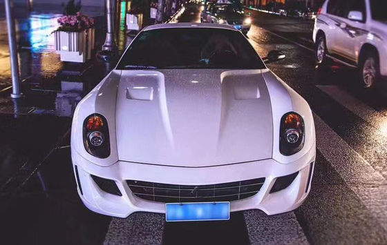 Untuk Ferrari 599 Body Kit 599 Upgraded VORS Style Depan dan Belakang Bumper Side Skirt Spoiler Carbon Fiber Body Kit
