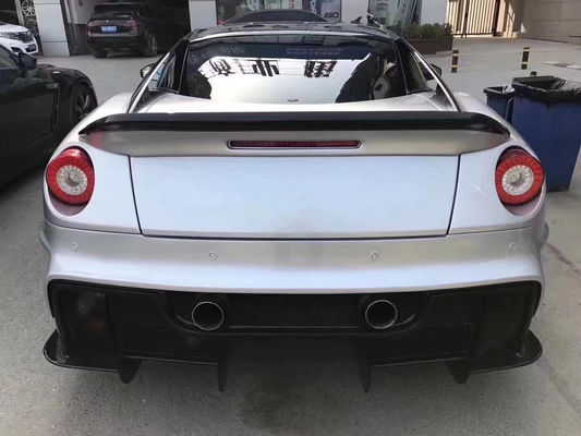 Untuk Ferrari 599 Body Kit 599 Upgraded VORS Style Depan dan Belakang Bumper Side Skirt Spoiler Carbon Fiber Body Kit