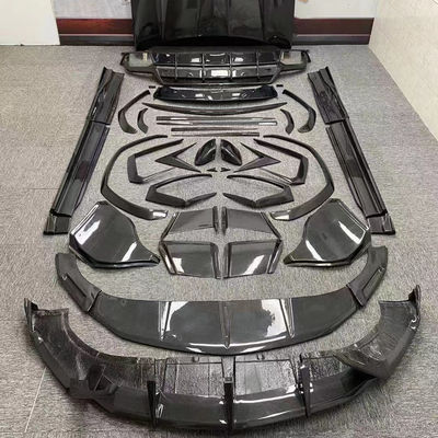 Bagian Otomotif untuk Lamborghini Urus Body Kit Urus Upgrades TopCAR-gaya Karbon Fiber Bagian Depan Sekop Diffuser Spoiler Hood Body Kit
