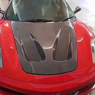 Serat Karbon Berkualitas Tinggi untuk Ferrari F430 Serat Karbon Motor Hood Hatch Hood F430 Motor Cover