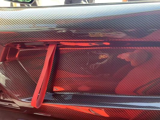 Untuk Lamborghini Aventador LP700 Panel Pintu Serat Karbon Aventador SVJ Style Panel Pintu Serat Karbon