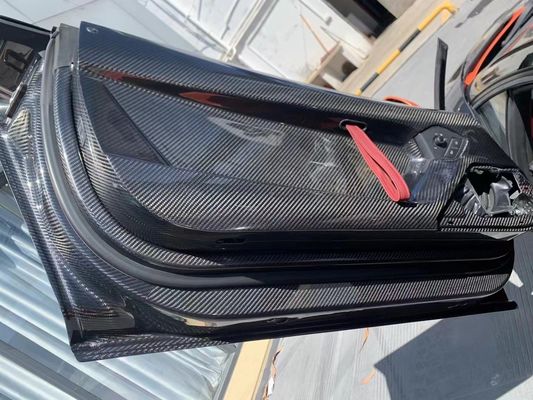 Untuk Lamborghini Aventador LP700 Panel Pintu Serat Karbon Aventador SVJ Style Panel Pintu Serat Karbon