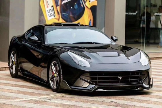 High Quality Carbon Fiber F12 Carbon Fiber Body Kit untuk Ferrari F12 Upgrade DMC Style Bagian Depan Sekop Belakang Diffuser Spoiler