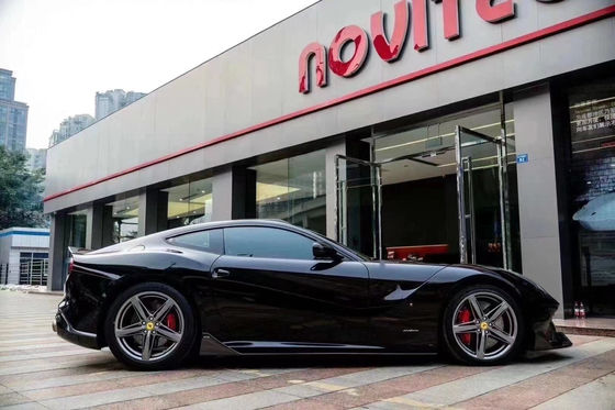 High Quality Carbon Fiber F12 Carbon Fiber Body Kit untuk Ferrari F12 Upgrade DMC Style Bagian Depan Sekop Belakang Diffuser Spoiler