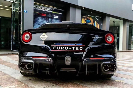 High Quality Carbon Fiber F12 Carbon Fiber Body Kit untuk Ferrari F12 Upgrade DMC Style Bagian Depan Sekop Belakang Diffuser Spoiler