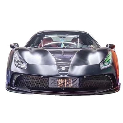 Auto Parts ForFerrari 488 Body Kit 488 Upgraded MSY Style Bagian depan dan belakang Bumper Spoiler Carbon Fiber Body Kit