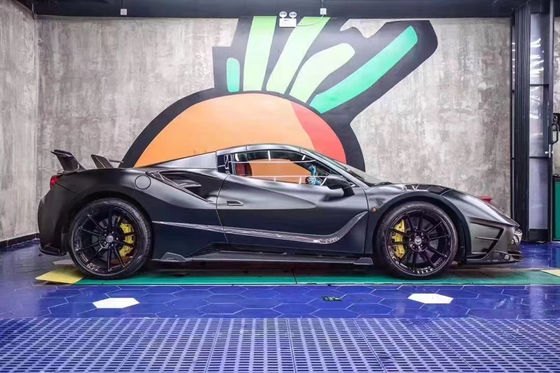 Auto Parts ForFerrari 488 Body Kit 488 Upgraded MSY Style Bagian depan dan belakang Bumper Spoiler Carbon Fiber Body Kit