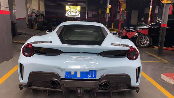 Auto Parts for Ferrari 488 Body Kit 488 Upgraded PistA-style Front dan Rear Bumper Bonnet Spoiler Carbon Fiber Body Kit