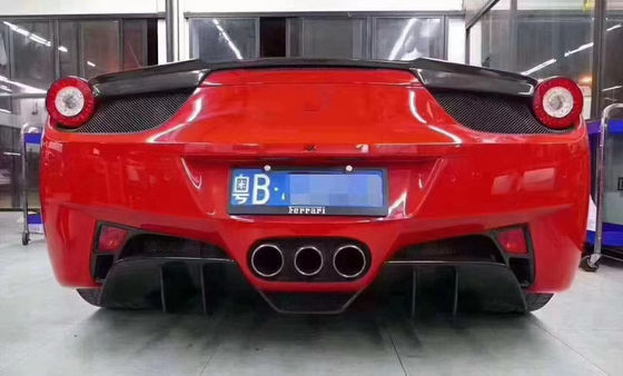 Untuk Ferrari 458 Carbon Fiber Body Kit 458 Carbon Fiber Front Lip Diffuser Spoiler Sisi Rok Body Kit