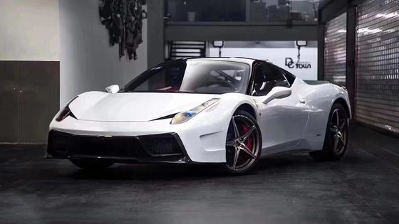 Untuk Ferrari 458 Carbon Fiber Body Kit 458 Upgraded VORS Style Bagian depan dan belakang Bumper Spoiler Side Skirt Body Kit
