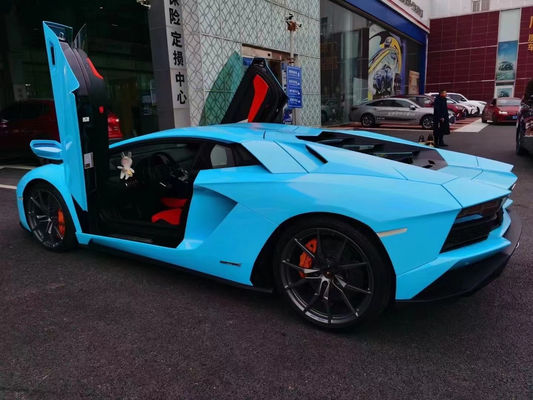 Untuk Lamborghini Aventador LP700 Carbon Fiber Body Kit LP740 Style Bagian depan dan belakang Bumper Spoiler