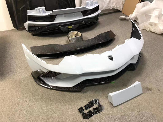 Untuk Lamborghini Aventador LP700 Carbon Fiber Body Kit LP740 Style Bagian depan dan belakang Bumper Spoiler