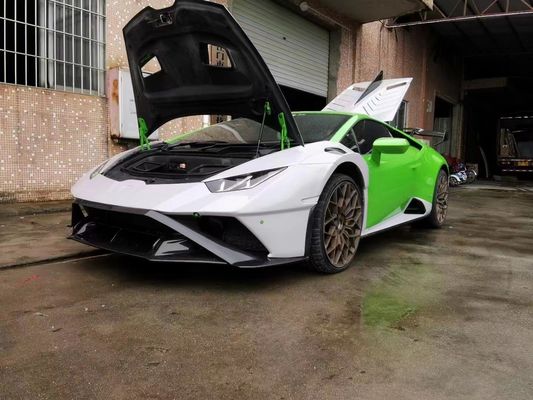 STP Karbon Fiber Body Kit untuk Lamborghini Huracan LP580 LP610 Karbon Fiber Depan dan Belakang Bumper Spoiler Hood