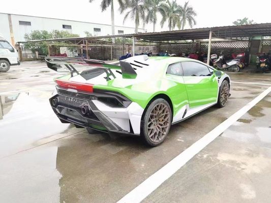 STP Karbon Fiber Body Kit untuk Lamborghini Huracan LP580 LP610 Karbon Fiber Depan dan Belakang Bumper Spoiler Hood