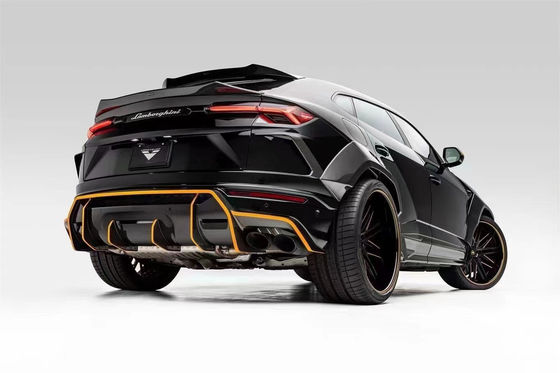 Untuk Lamborghini Urus Carbon Fiber Body Kit Urus Upgraded VORS Style Carbon Fiber Front Lip Diffuser Spoiler Hood dengan Wide-body
