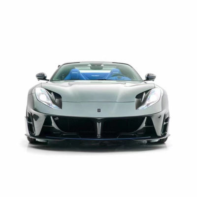 Untuk Ferrari 812 Carbon Fiber Body Kit 812 Upgraded MSY Style Carbon Fiber Bagian depan dan belakang Bumper Spoiler Wing