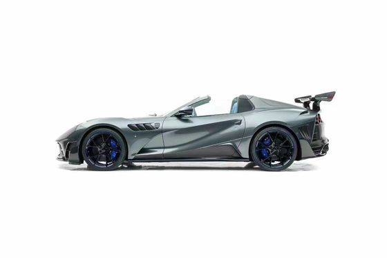 Untuk Ferrari 812 Carbon Fiber Body Kit 812 Upgraded MSY Style Carbon Fiber Bagian depan dan belakang Bumper Spoiler Wing