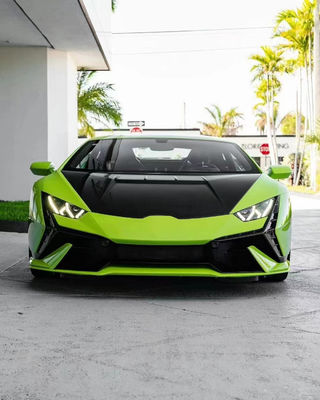 Untuk Lamborghini LP580 LP610 EVO Carbon Fiber Body Kit LP580 LP610 EVO Upgraded TecNIA-style Front Bumper Body Kit