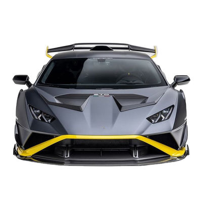 Untuk Lamborghini STO Carbon Fiber Body Kit STO Upgraded Vors Style Front Lip Diffuser Side Skirt Hood Carbon Fiber Body Kit
