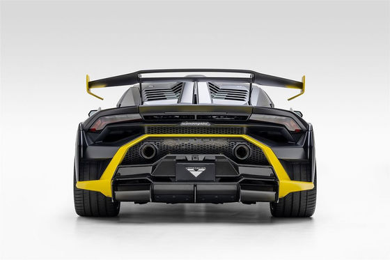 Untuk Lamborghini STO Carbon Fiber Body Kit STO Upgraded Vors Style Front Lip Diffuser Side Skirt Hood Carbon Fiber Body Kit