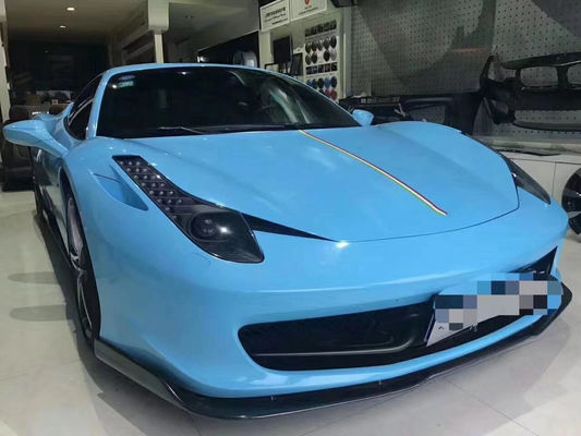 Untuk Ferrari 458 Carbon Fiber Body Kit 458 Carbon Fiber Front Lip Diffuser Spoiler Body Kit