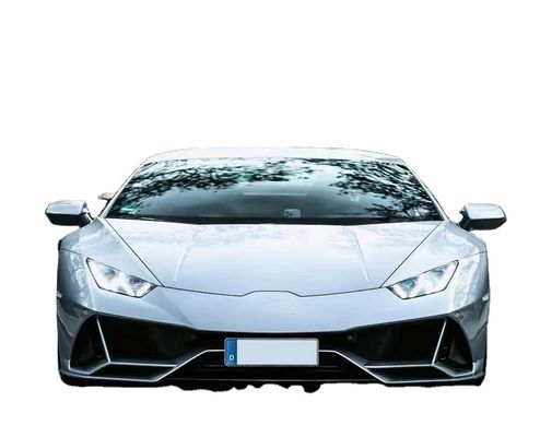 White EVO Style Karbon Fiber Body Kit Mengganti Bagian Depan Dan Belakang Bumper Evo Widebody Kit
