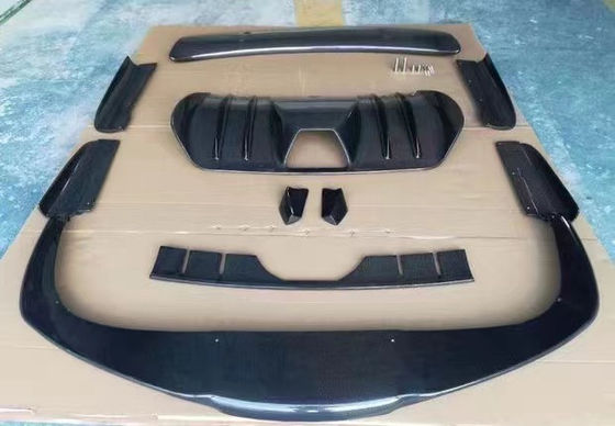 Untuk Ferrari F430 Body Kit F430 Upgraded HAMANN Style Bagian Depan Sekop Diffuser Spoiler Side Skirt F430 Carbon Fiber Body Kit