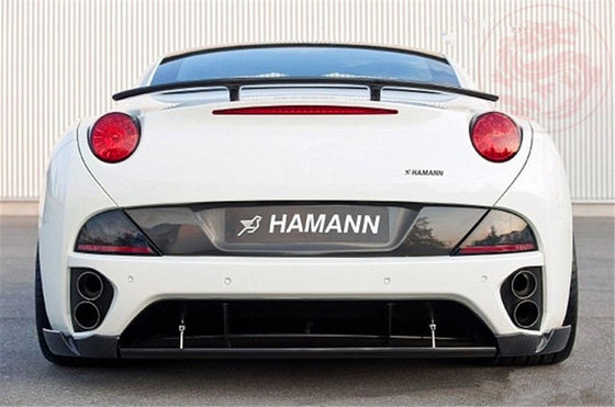 Untuk Ferrari California Carbon Fiber Body Kit California Diperbarui untuk gaya Hamann Bagian Depan Sekop Belakang Diffuser Spoiler