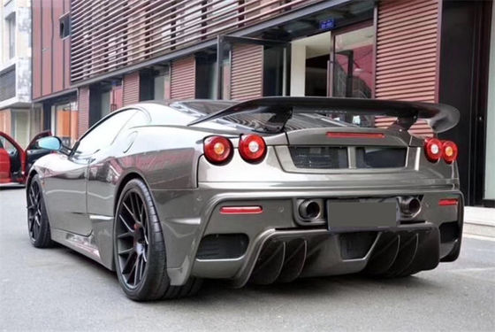 Untuk Ferrari F430 Body Kit F430 Upgraded ASI Style Bagian depan dan belakang Bumpers Spoiler F430 Carbon Fiber Body Kit
