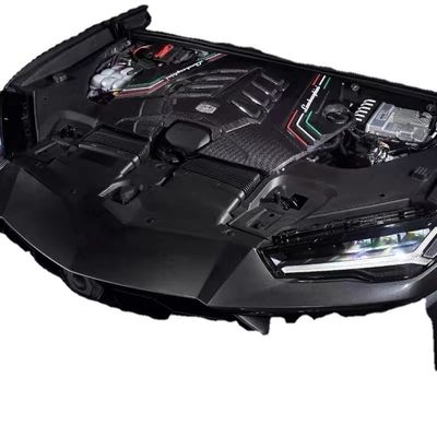 2019 Black Lamborghini Body Kit Mesin Serat Karbon Kering Perisai Penjaga Interior