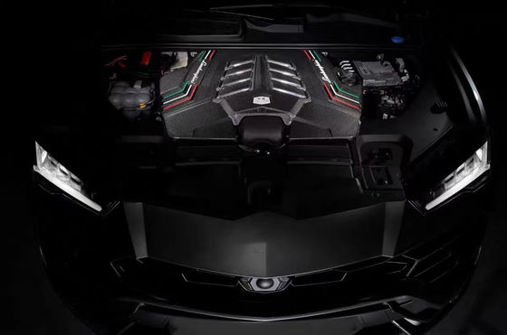 2019 Black Lamborghini Body Kit Mesin Serat Karbon Kering Perisai Penjaga Interior