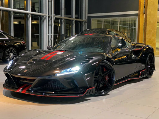 Untuk Ferrari F8 Carbon Fiber Body Kit F8 Upgraded KEYVANY Style Bagian Depan Sekop Diffuser Spoiler Body Kit