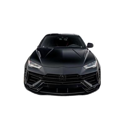 Black Lamborghini Body URUS Upgraded 1016 Hood Spoiler Wide Body Kit