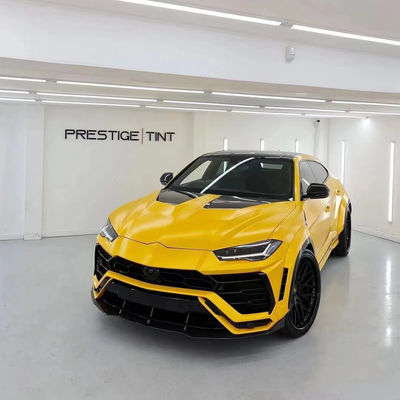 1016 Style Lamborghini Body Kit Urus Carbon Fiber Front Lip Diffuser Spoiler Hood Putih