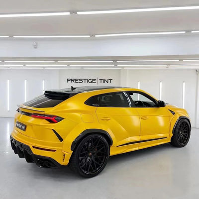 1016 Style Lamborghini Body Kit Urus Carbon Fiber Front Lip Diffuser Spoiler Hood Putih