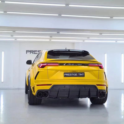 1016 Style Lamborghini Body Kit Urus Carbon Fiber Front Lip Diffuser Spoiler Hood Putih