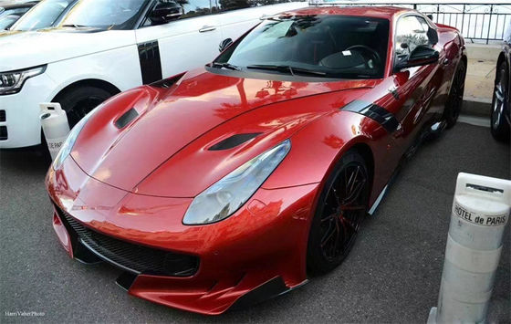 Untuk Ferrari F12 Fiber Carbon Hood F12 Upgraded TDF Style Carbon Fiber Hood Body Kit