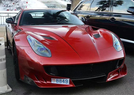 Untuk Ferrari F12 Fiber Carbon Hood F12 Upgraded TDF Style Carbon Fiber Hood Body Kit
