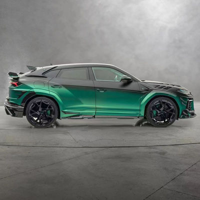 280mm Lamborghini Body Kit URUS MSY Gaya Depan Dan Belakang Bumper Spoiler Hood Kit Hijau